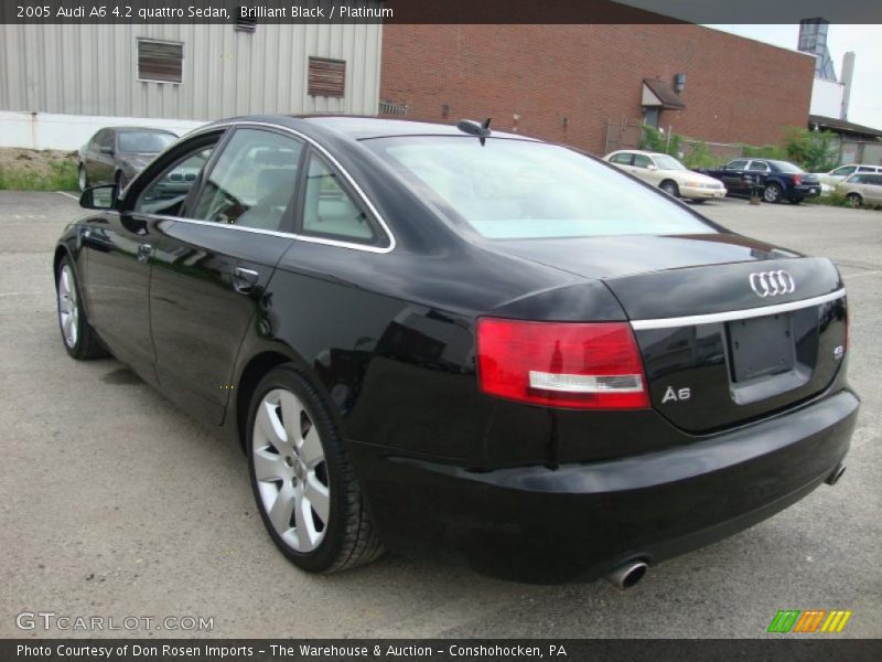 Brilliant Black / Platinum 2005 Audi A6 4.2 quattro Sedan