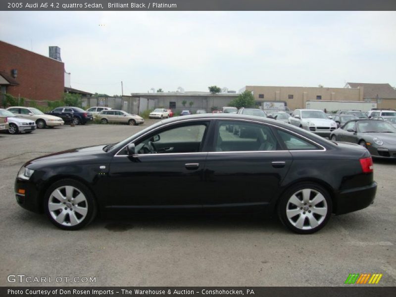 Brilliant Black / Platinum 2005 Audi A6 4.2 quattro Sedan