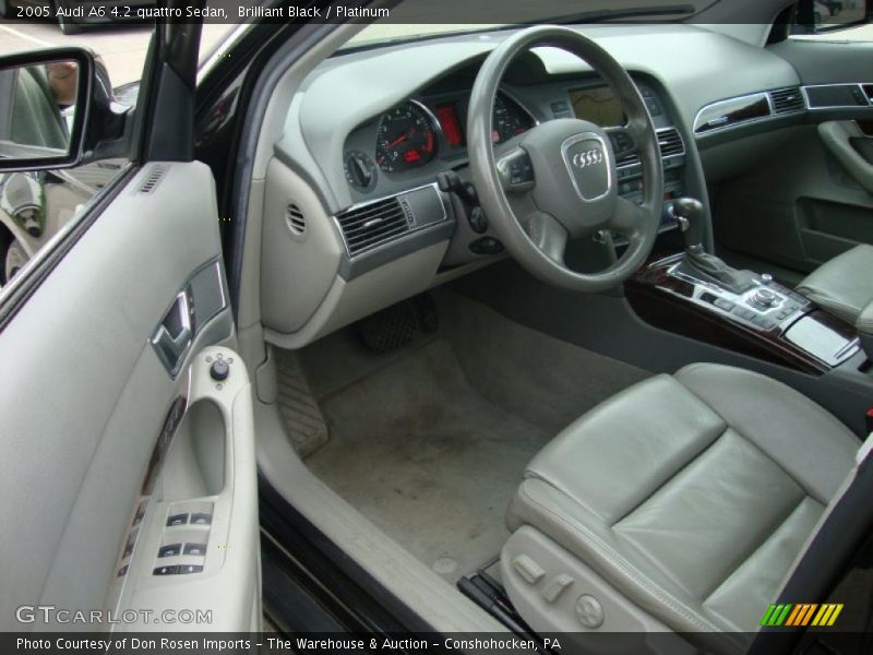 Brilliant Black / Platinum 2005 Audi A6 4.2 quattro Sedan