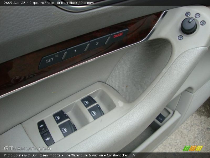 Brilliant Black / Platinum 2005 Audi A6 4.2 quattro Sedan
