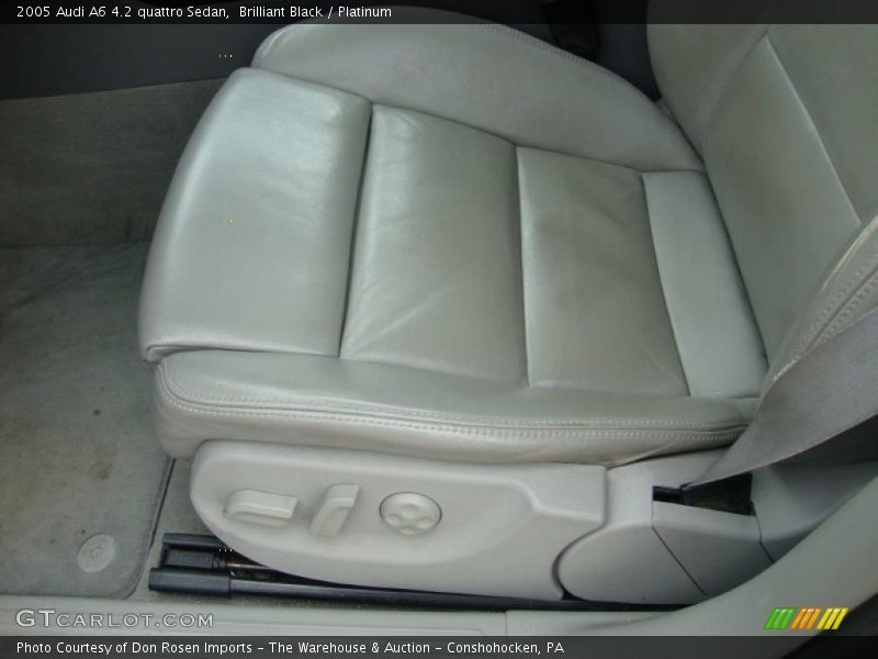 Brilliant Black / Platinum 2005 Audi A6 4.2 quattro Sedan