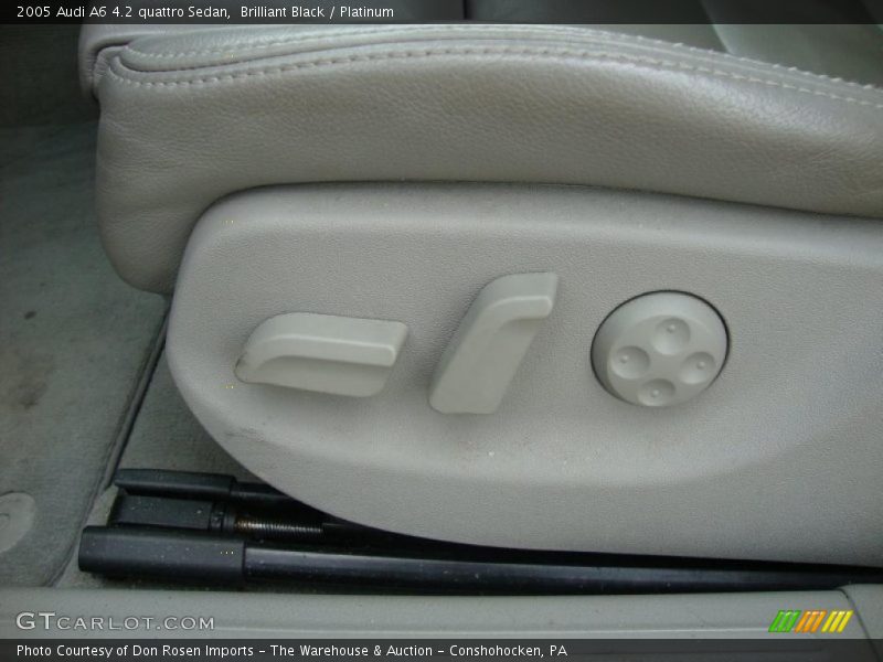 Brilliant Black / Platinum 2005 Audi A6 4.2 quattro Sedan
