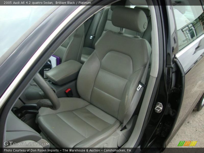 Brilliant Black / Platinum 2005 Audi A6 4.2 quattro Sedan