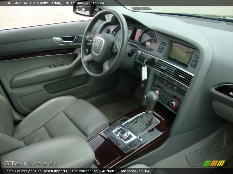 Brilliant Black / Platinum 2005 Audi A6 4.2 quattro Sedan