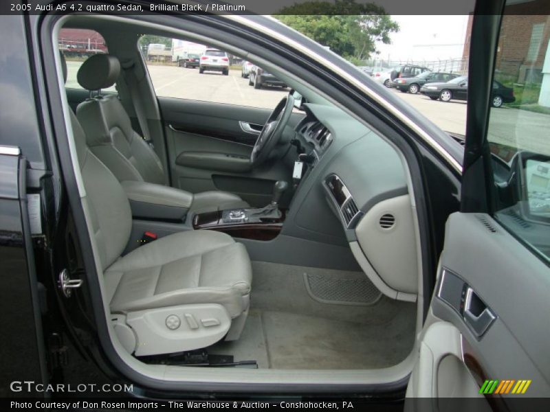 Brilliant Black / Platinum 2005 Audi A6 4.2 quattro Sedan