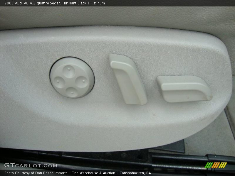 Brilliant Black / Platinum 2005 Audi A6 4.2 quattro Sedan