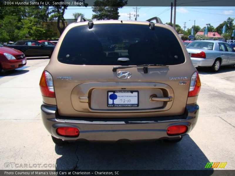 Sandstone / Beige 2004 Hyundai Santa Fe LX
