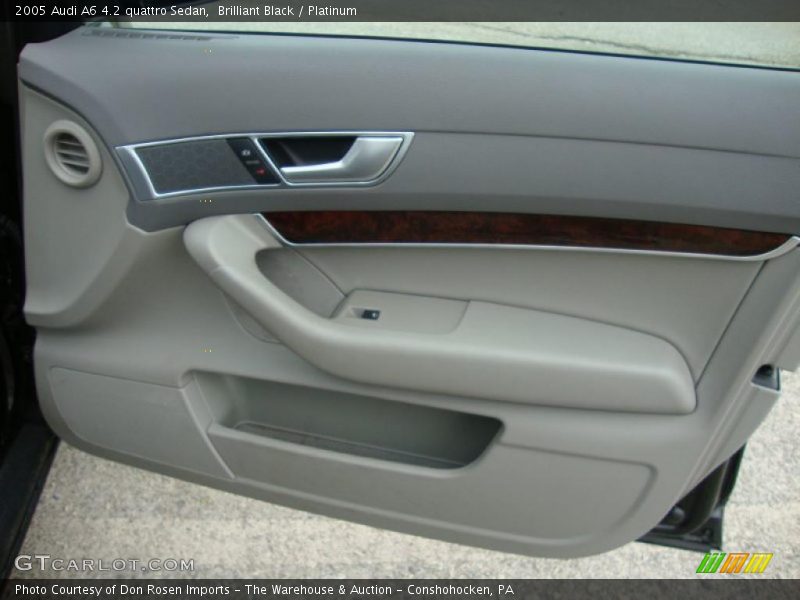 Brilliant Black / Platinum 2005 Audi A6 4.2 quattro Sedan
