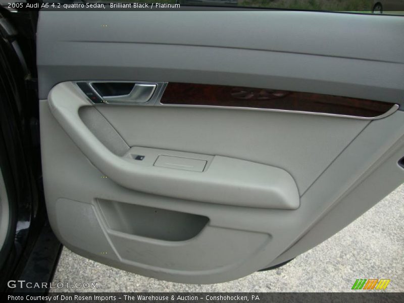 Brilliant Black / Platinum 2005 Audi A6 4.2 quattro Sedan