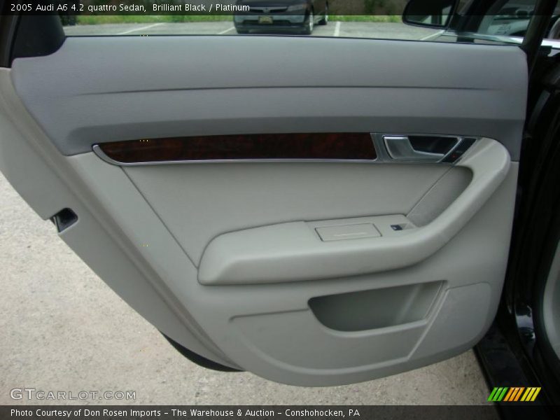 Brilliant Black / Platinum 2005 Audi A6 4.2 quattro Sedan