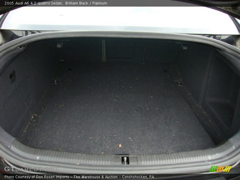 Brilliant Black / Platinum 2005 Audi A6 4.2 quattro Sedan
