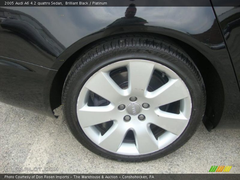 Brilliant Black / Platinum 2005 Audi A6 4.2 quattro Sedan