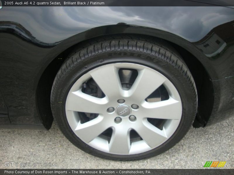 Brilliant Black / Platinum 2005 Audi A6 4.2 quattro Sedan