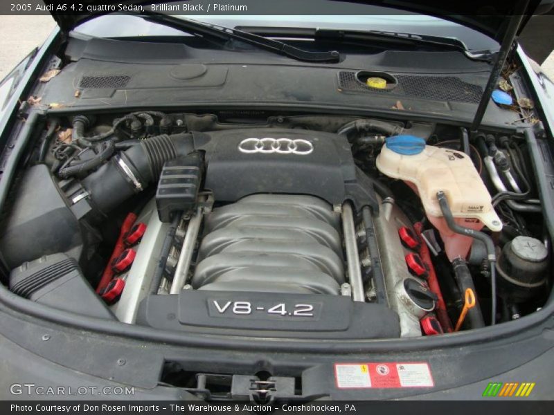 Brilliant Black / Platinum 2005 Audi A6 4.2 quattro Sedan