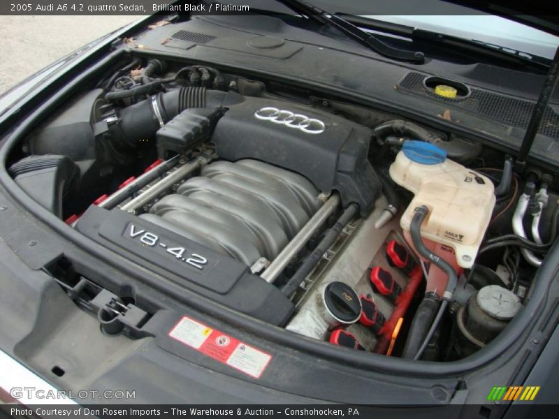 Brilliant Black / Platinum 2005 Audi A6 4.2 quattro Sedan