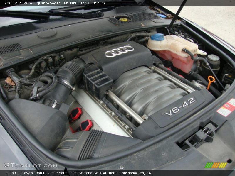 Brilliant Black / Platinum 2005 Audi A6 4.2 quattro Sedan