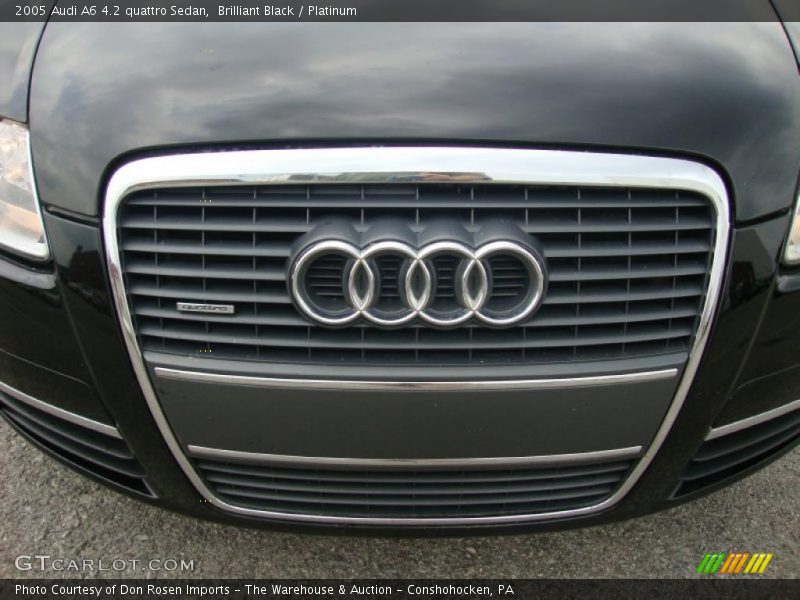 Brilliant Black / Platinum 2005 Audi A6 4.2 quattro Sedan