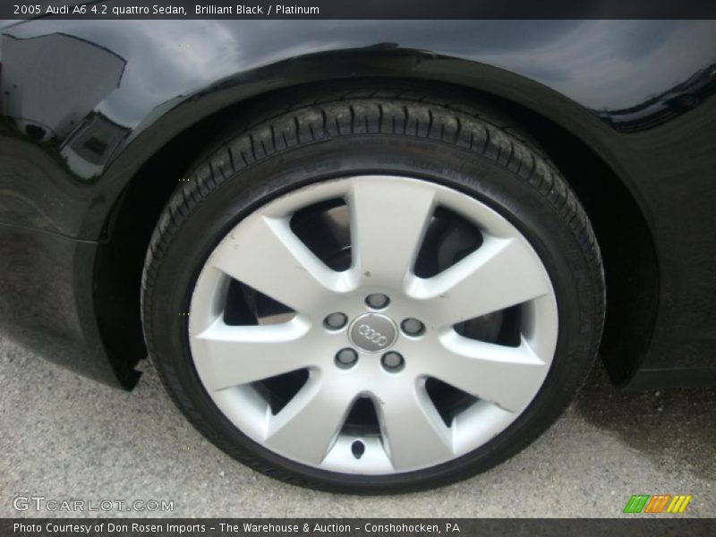 Brilliant Black / Platinum 2005 Audi A6 4.2 quattro Sedan