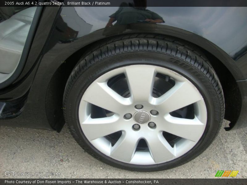 Brilliant Black / Platinum 2005 Audi A6 4.2 quattro Sedan