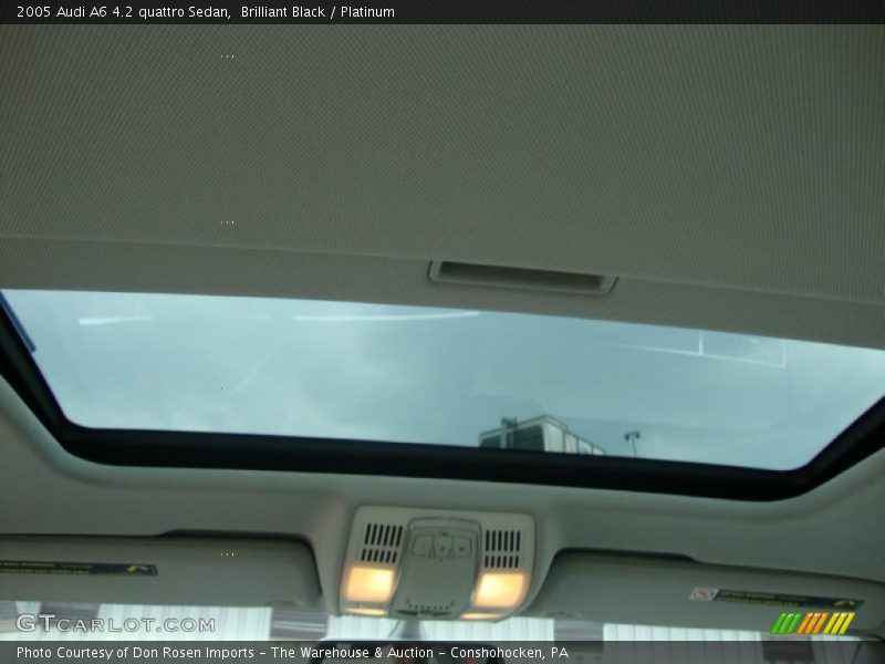 Brilliant Black / Platinum 2005 Audi A6 4.2 quattro Sedan