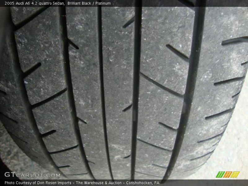 Brilliant Black / Platinum 2005 Audi A6 4.2 quattro Sedan