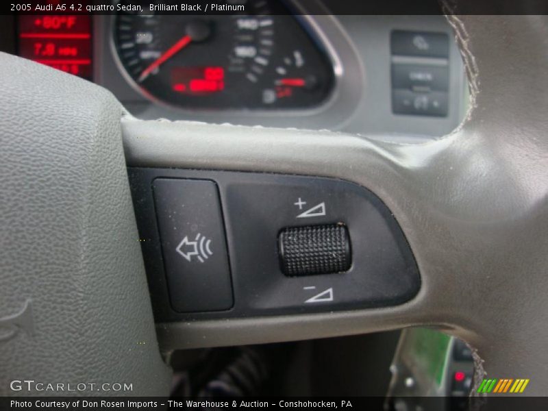 Brilliant Black / Platinum 2005 Audi A6 4.2 quattro Sedan