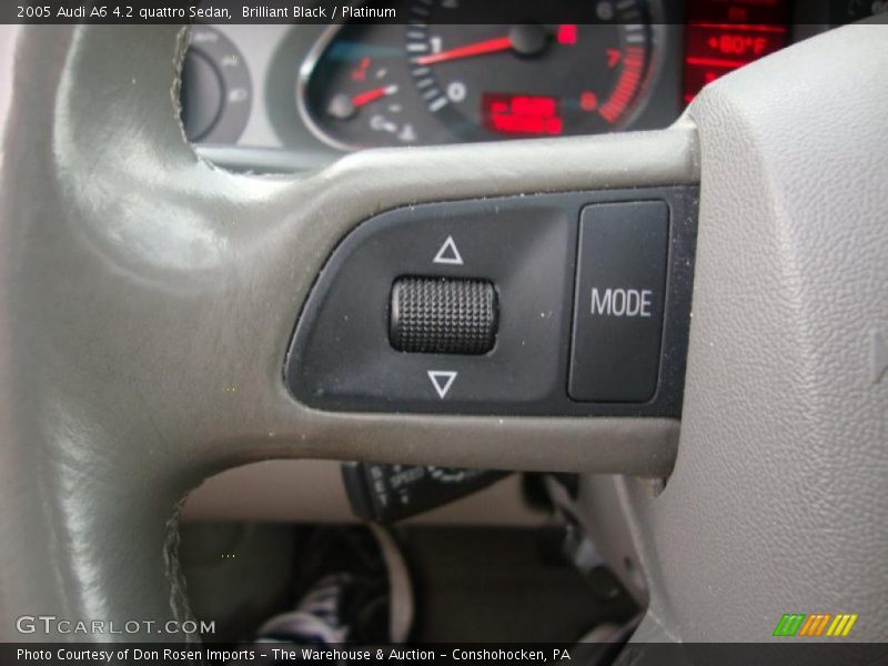 Brilliant Black / Platinum 2005 Audi A6 4.2 quattro Sedan