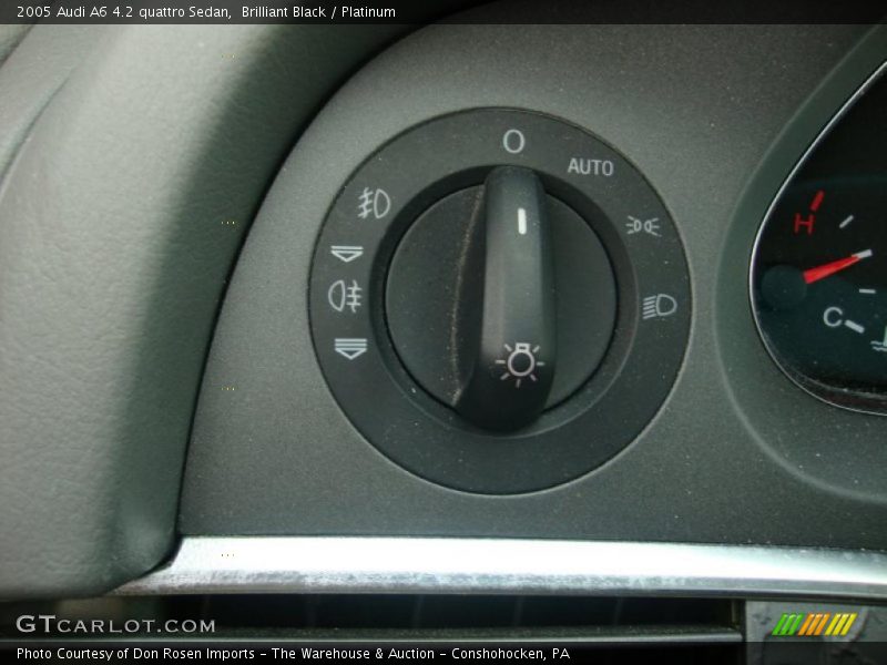 Brilliant Black / Platinum 2005 Audi A6 4.2 quattro Sedan