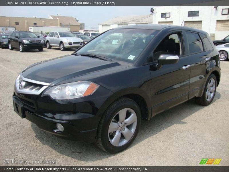 Crystal Black Pearl / Ebony 2009 Acura RDX SH-AWD Technology