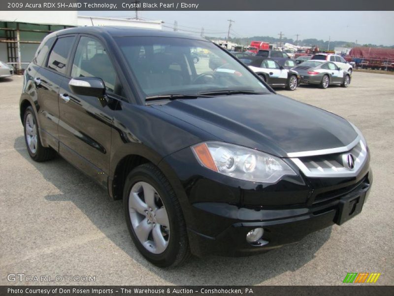 Crystal Black Pearl / Ebony 2009 Acura RDX SH-AWD Technology