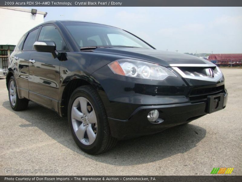 Crystal Black Pearl / Ebony 2009 Acura RDX SH-AWD Technology