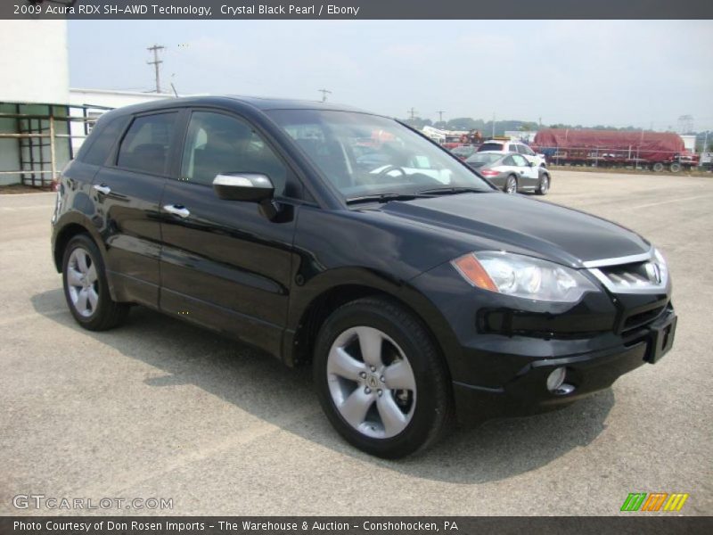 Crystal Black Pearl / Ebony 2009 Acura RDX SH-AWD Technology