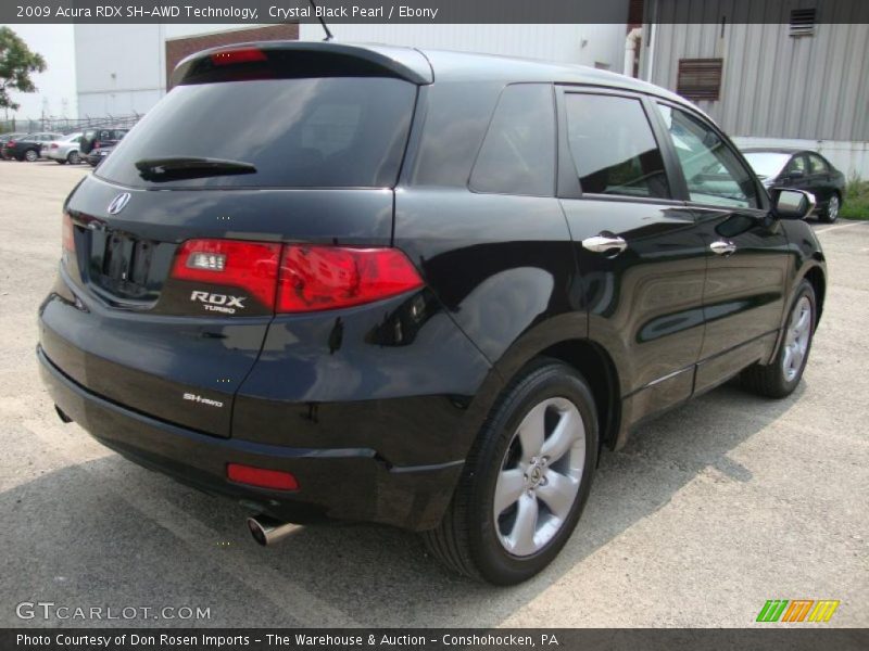 Crystal Black Pearl / Ebony 2009 Acura RDX SH-AWD Technology