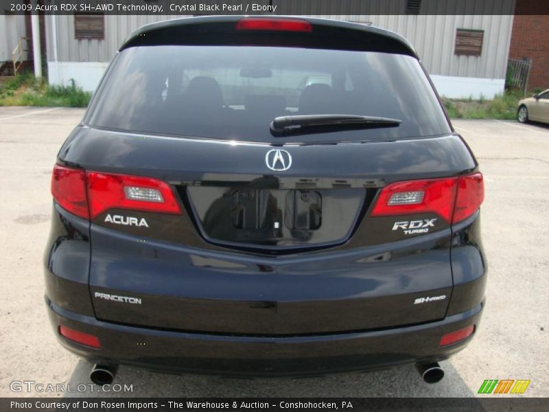 Crystal Black Pearl / Ebony 2009 Acura RDX SH-AWD Technology
