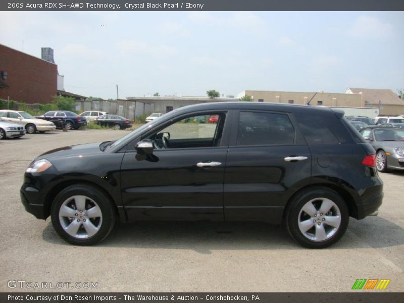Crystal Black Pearl / Ebony 2009 Acura RDX SH-AWD Technology