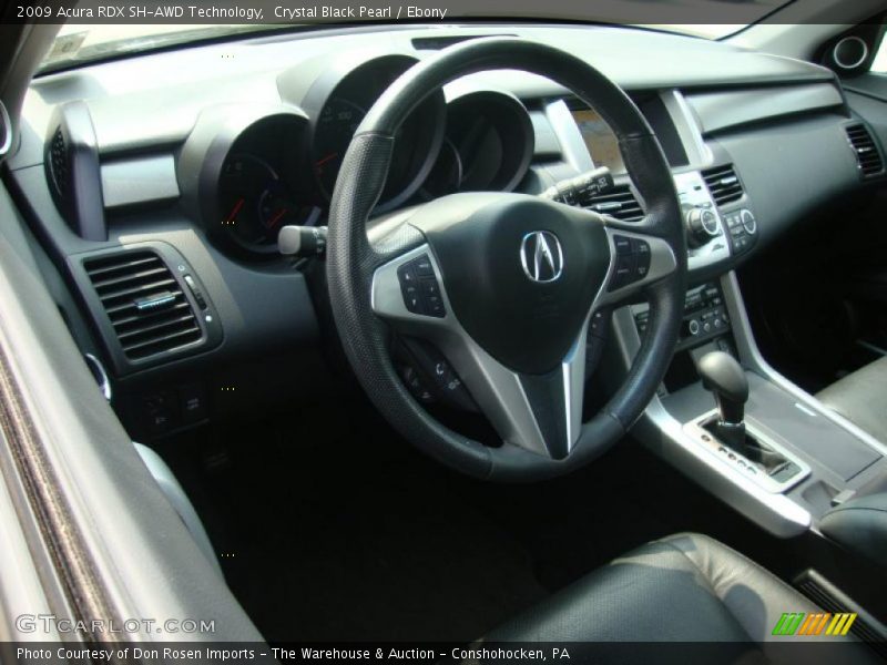 Crystal Black Pearl / Ebony 2009 Acura RDX SH-AWD Technology