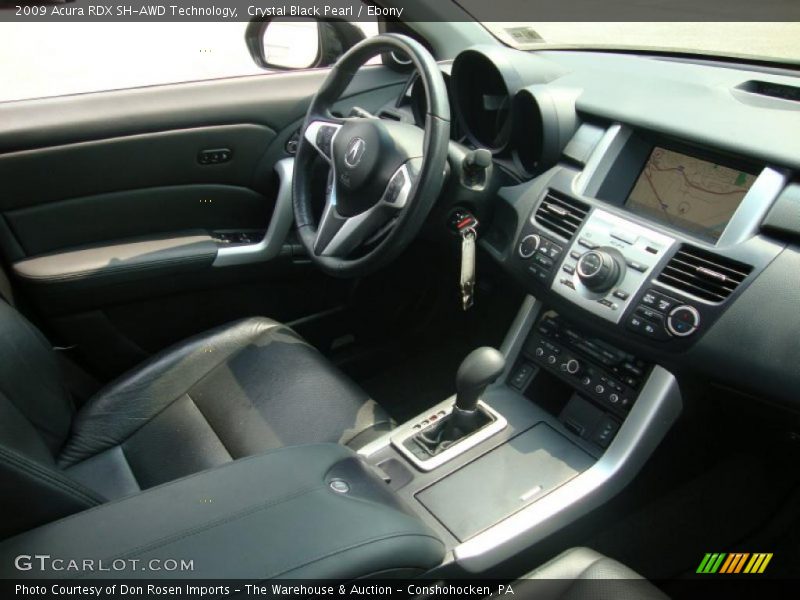 Crystal Black Pearl / Ebony 2009 Acura RDX SH-AWD Technology