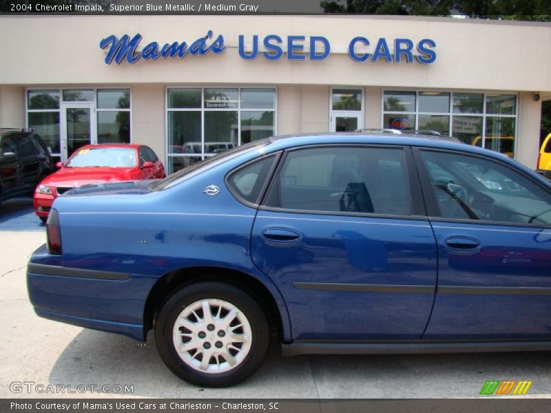 Superior Blue Metallic / Medium Gray 2004 Chevrolet Impala