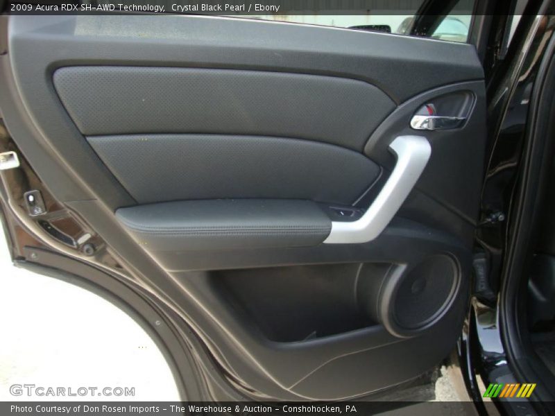 Crystal Black Pearl / Ebony 2009 Acura RDX SH-AWD Technology