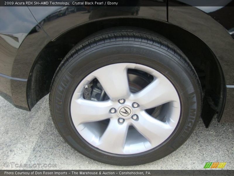 Crystal Black Pearl / Ebony 2009 Acura RDX SH-AWD Technology