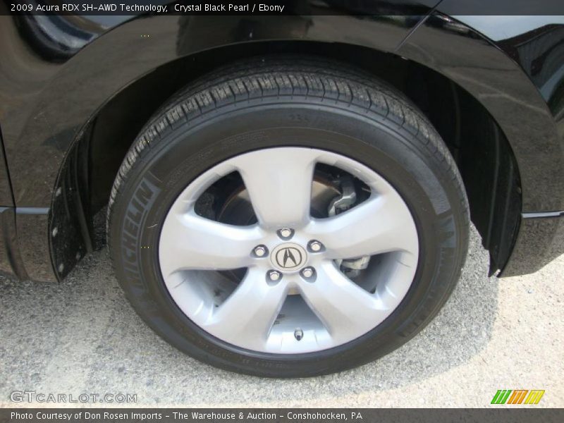 Crystal Black Pearl / Ebony 2009 Acura RDX SH-AWD Technology