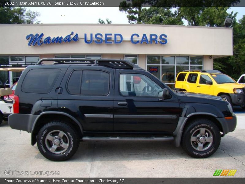 Super Black / Gray Celadon 2002 Nissan Xterra XE V6