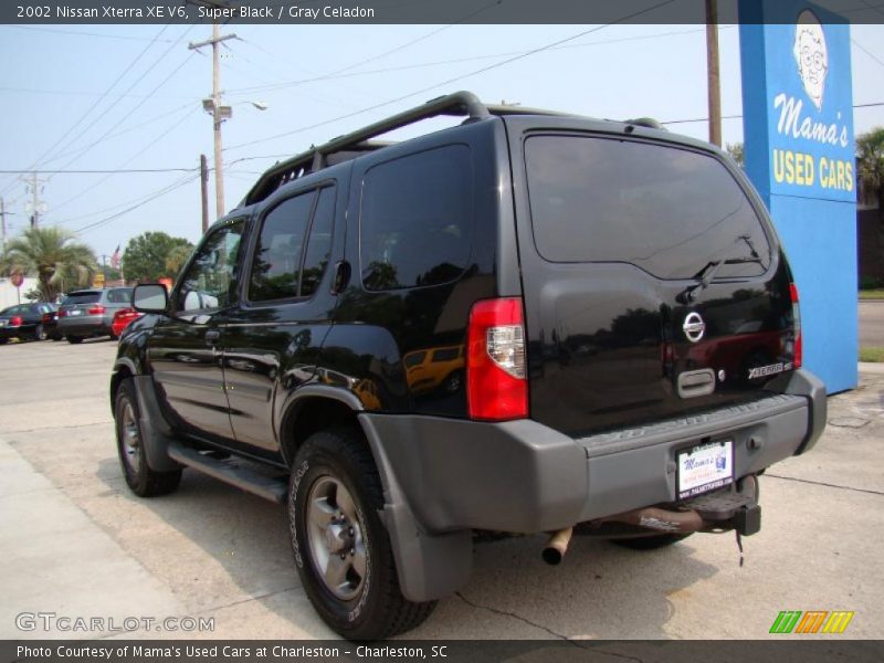 Super Black / Gray Celadon 2002 Nissan Xterra XE V6