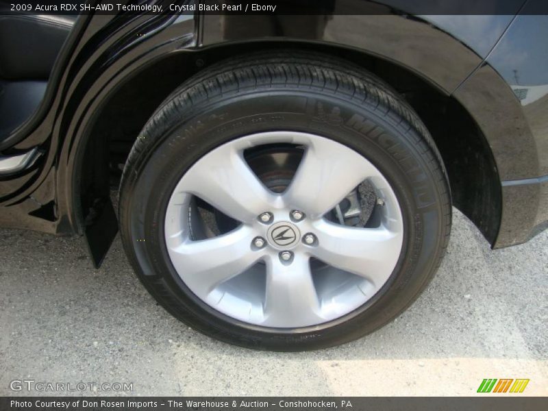 Crystal Black Pearl / Ebony 2009 Acura RDX SH-AWD Technology