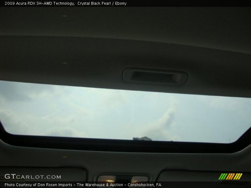 Crystal Black Pearl / Ebony 2009 Acura RDX SH-AWD Technology