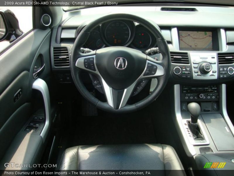 Crystal Black Pearl / Ebony 2009 Acura RDX SH-AWD Technology