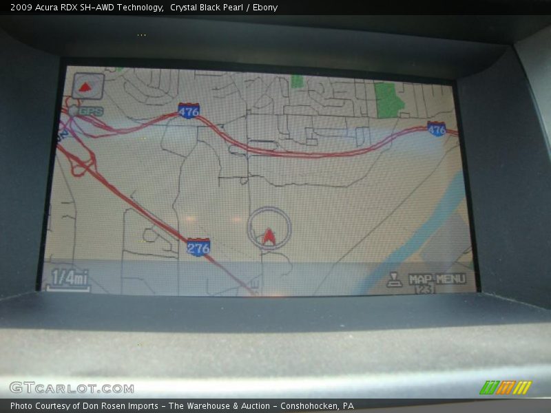 Crystal Black Pearl / Ebony 2009 Acura RDX SH-AWD Technology