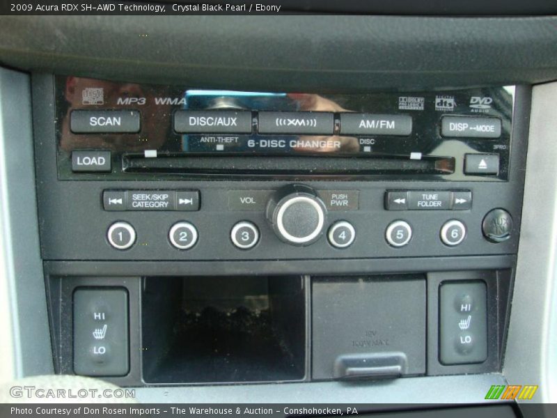 Crystal Black Pearl / Ebony 2009 Acura RDX SH-AWD Technology