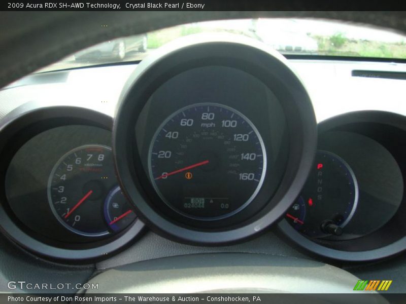 Crystal Black Pearl / Ebony 2009 Acura RDX SH-AWD Technology