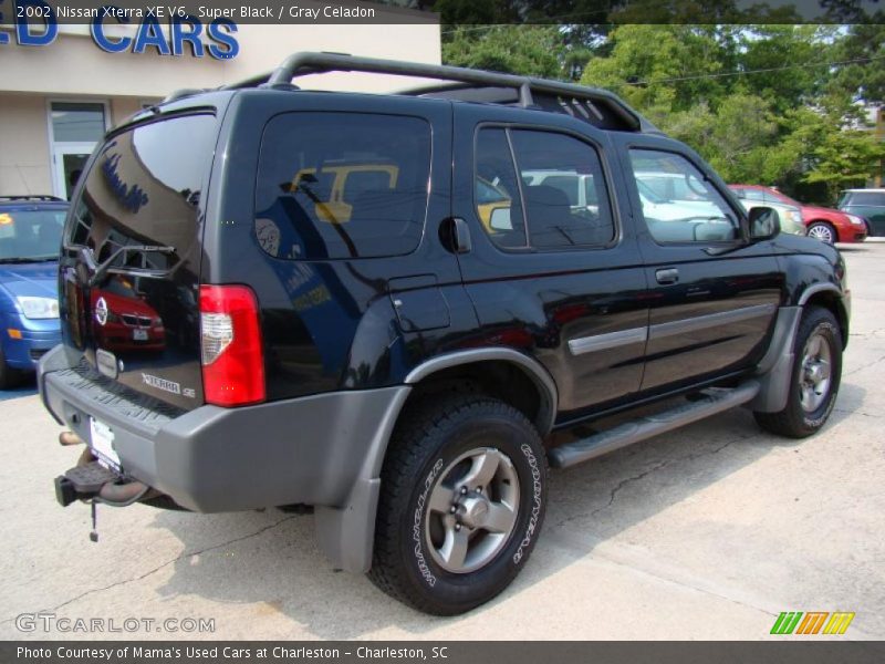 Super Black / Gray Celadon 2002 Nissan Xterra XE V6